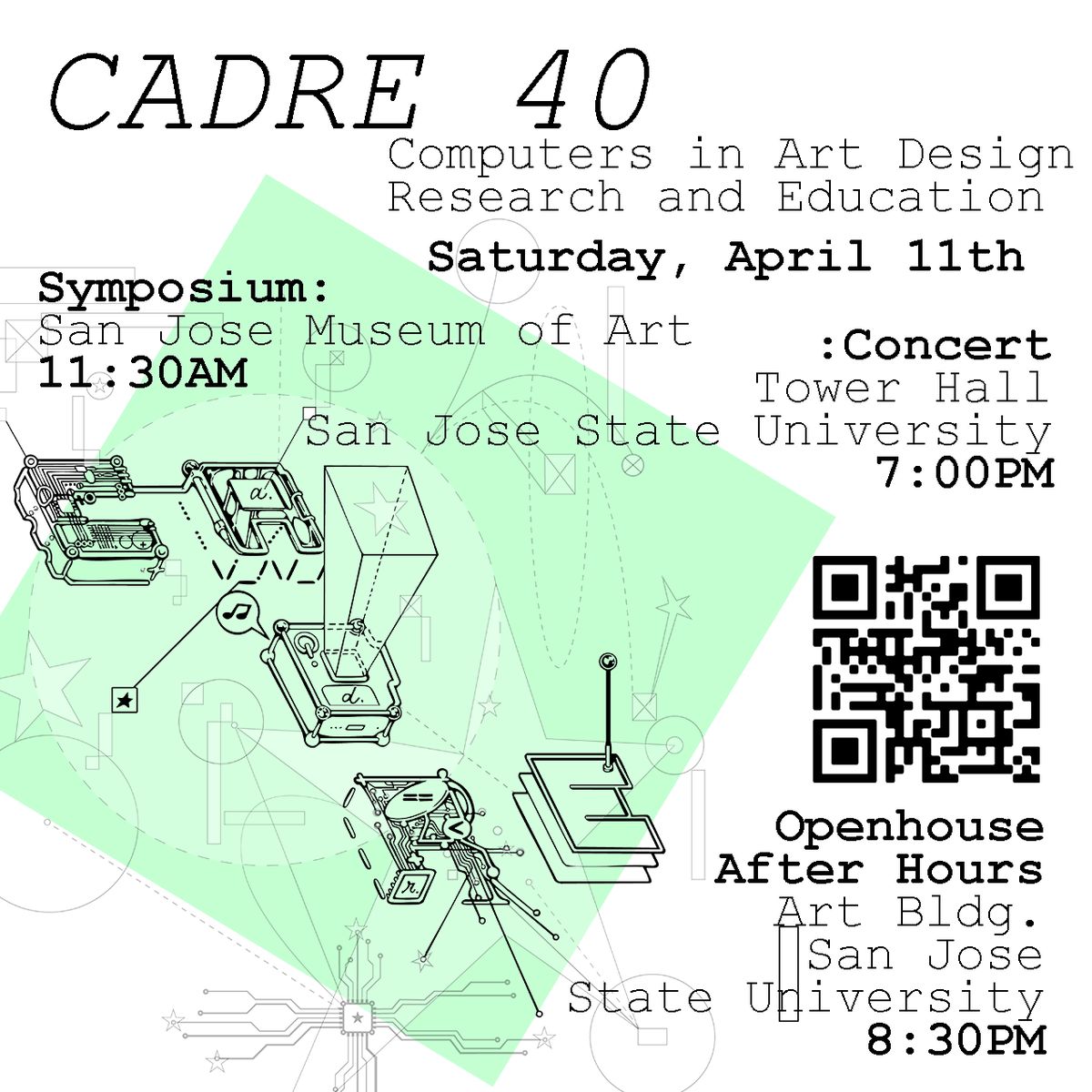 CADRE 40th Anniversary: Live on a Vintage Buchla 200 system. poster