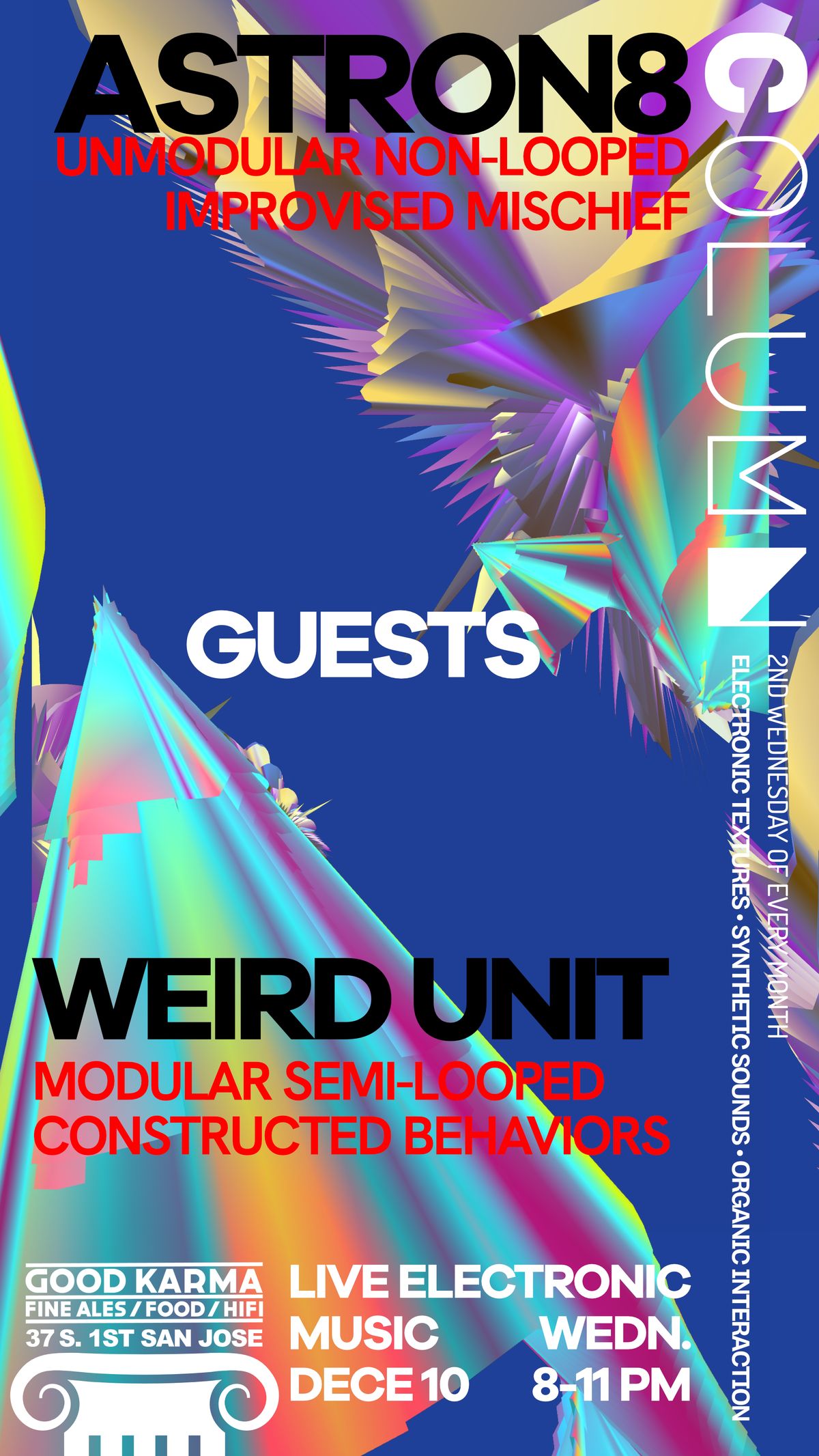 Astron8 and Weird Unit poster