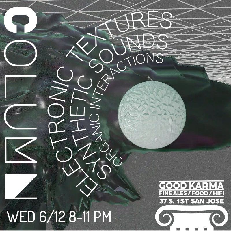Electronic Textures and Synthetic Sounds, 8-11pm. poster