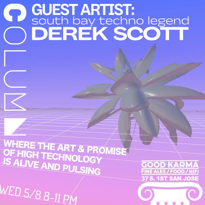 Guest: Derek Scott, 8-11pm. poster