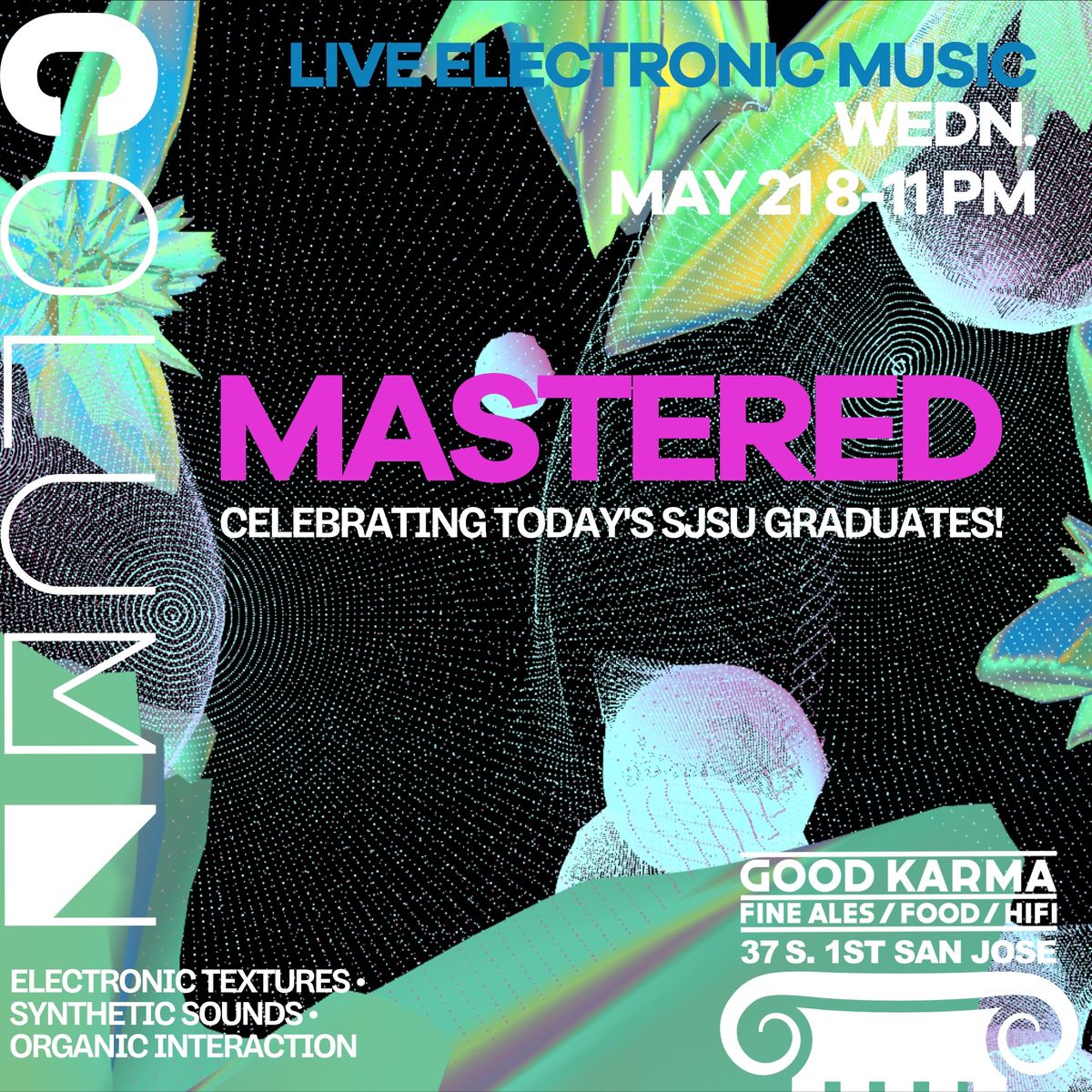 Mastered, 8-11pm. poster