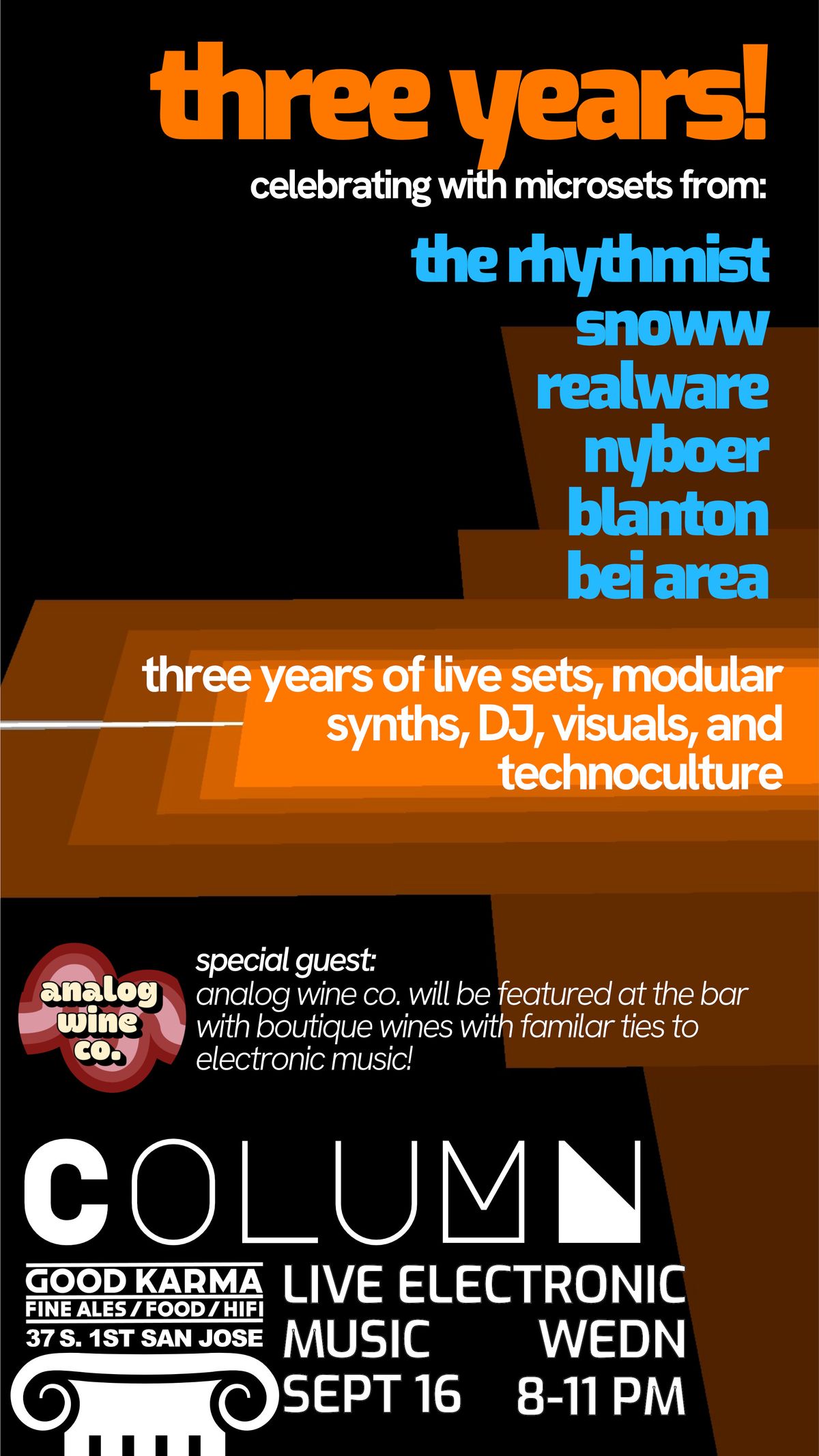 Third Anniversary poster